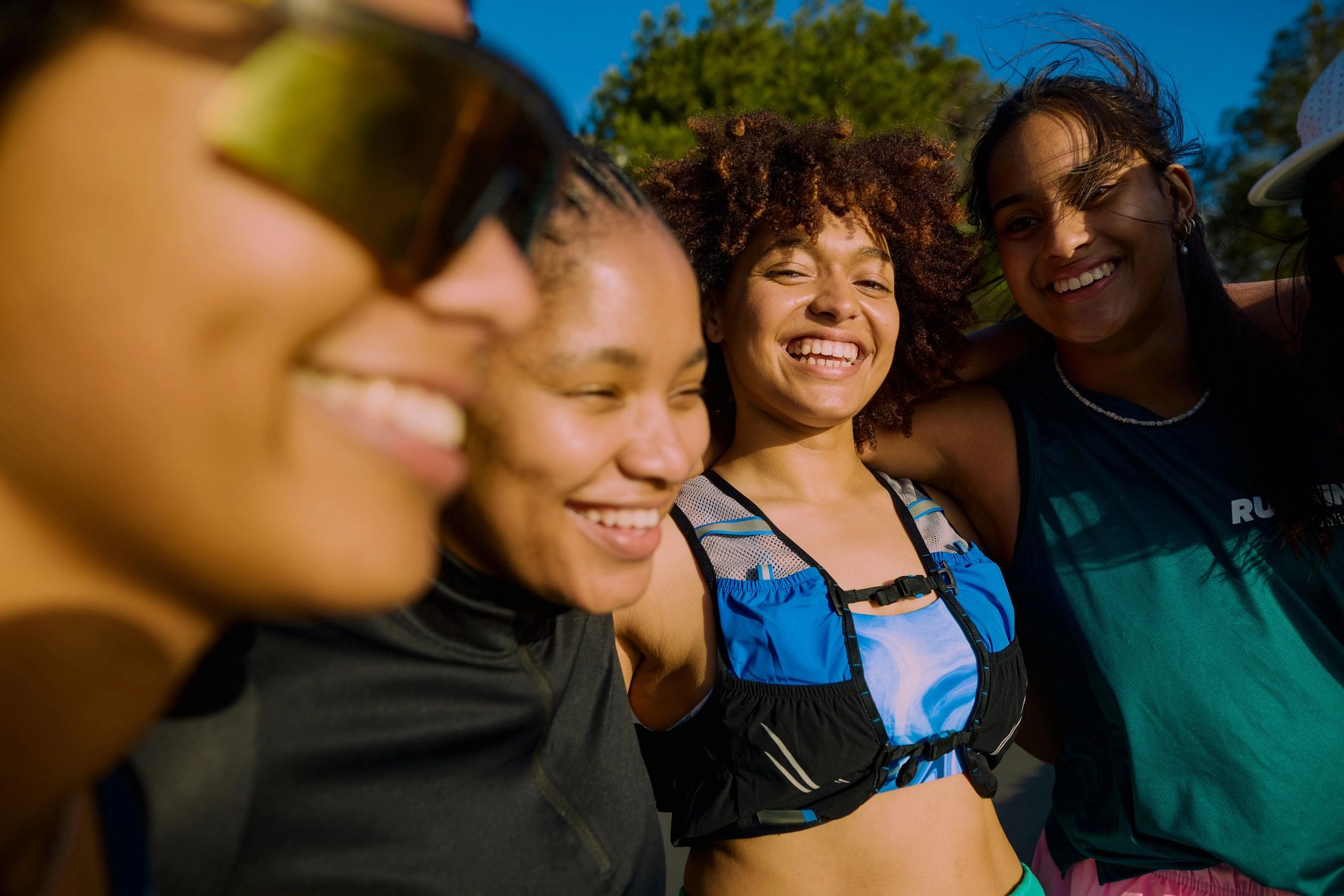 diverse athletes team