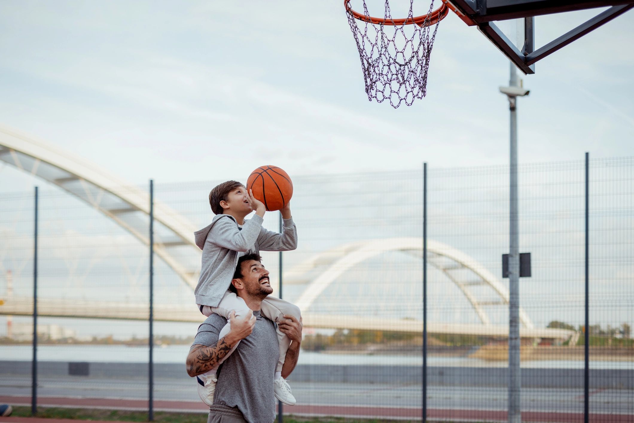 youth athlete training outdoors